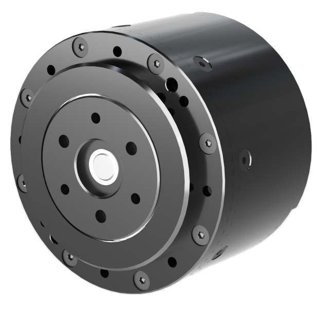 MGA-PJ-60-10-39 integrated planetary joint actuator, three-quarter product view on a white background.